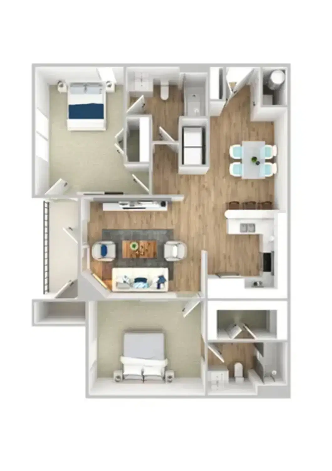 Devonshire Apartments, Greenwood – The Wellington - 2 Bed 2 Bath