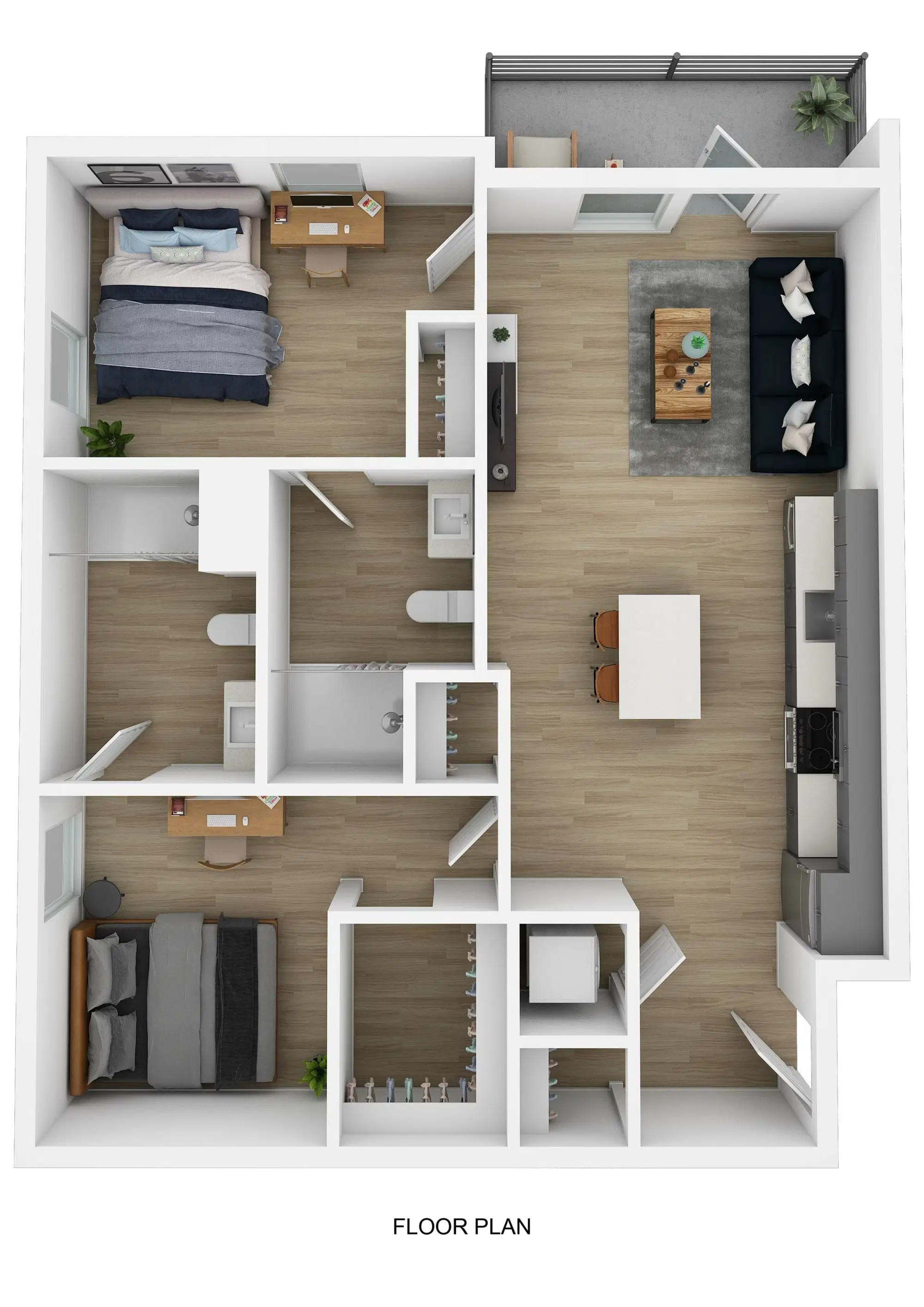 The Helmsman, Savannah – Room in 2 Bedroom 2 Bathroom | 2/2 F