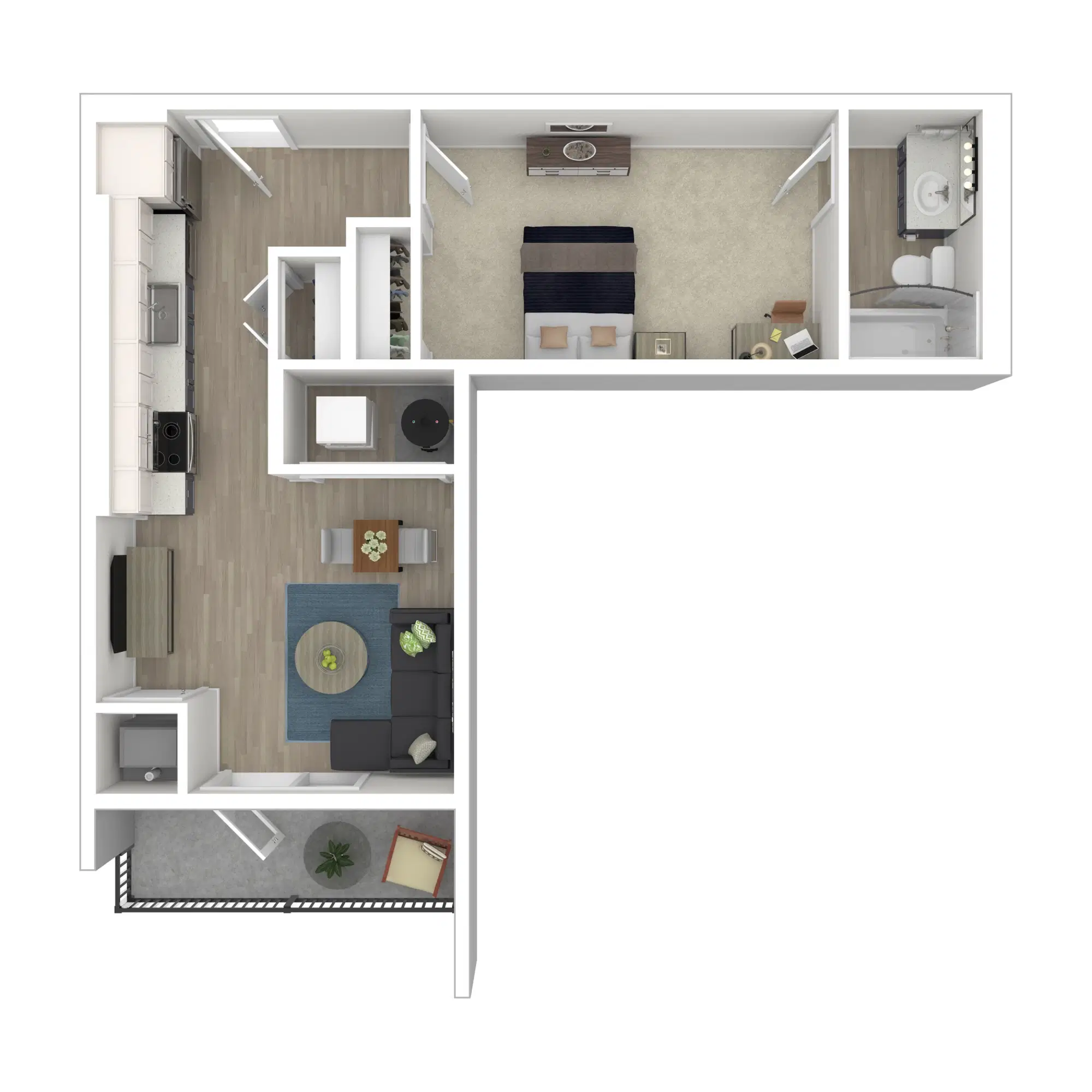 Ascend, Richmond – 1 Bedroom 1 Bathroom | 1X1 C