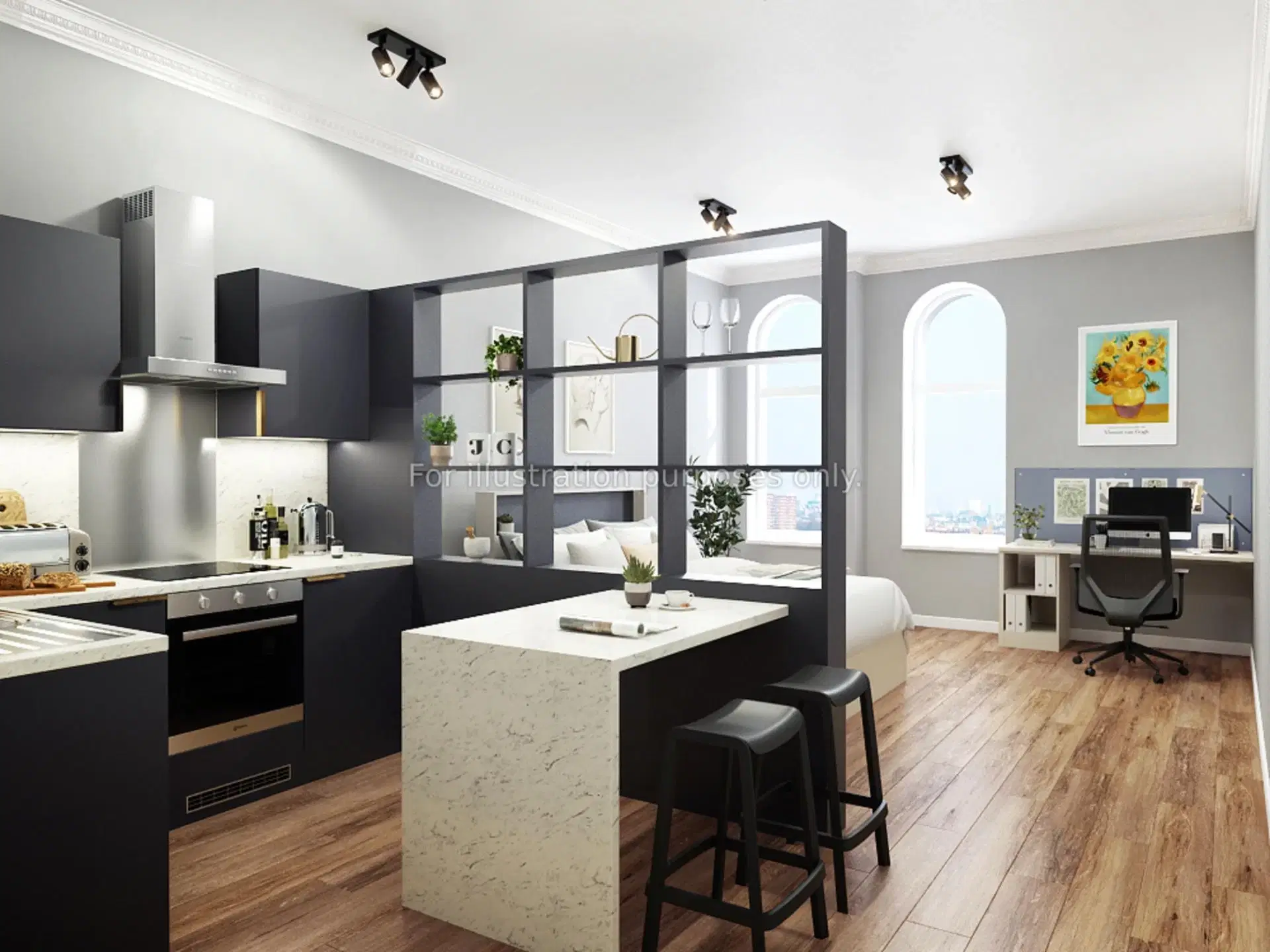 26 Great George Street, Leeds – Superior Mezzanine Studio