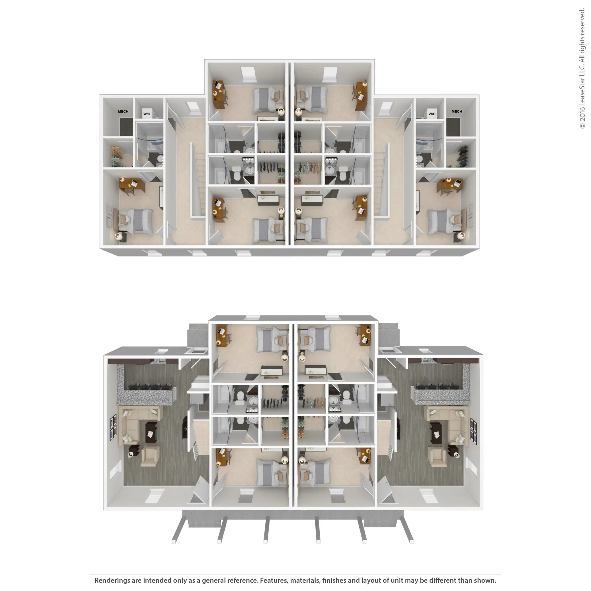 Arlington Cottages & Townhomes, Baton Rouge – Room in 5 Bedroom 5 Bathroom | 5 Duplex