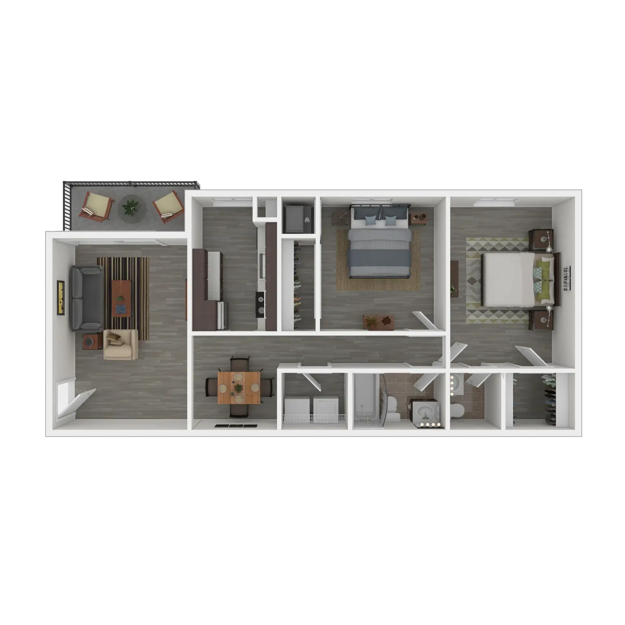 Terrace View, Blacksburg – Room in 2 Bedroom 1.5 Bathroom | 2x1.5 T2