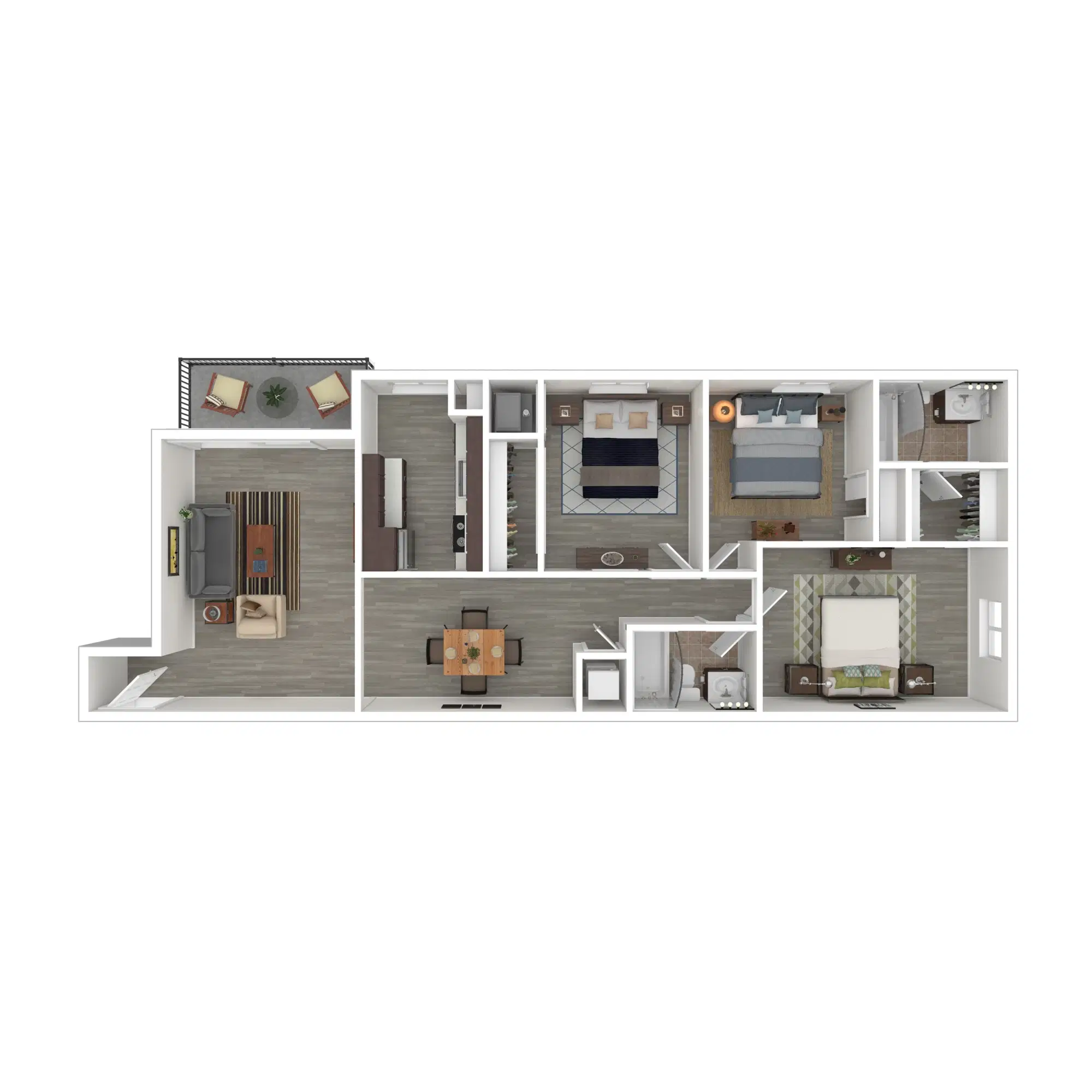 Terrace View, Blacksburg – Room in 3 Bedroom 2 Bathroom | 3x2 Tier 3