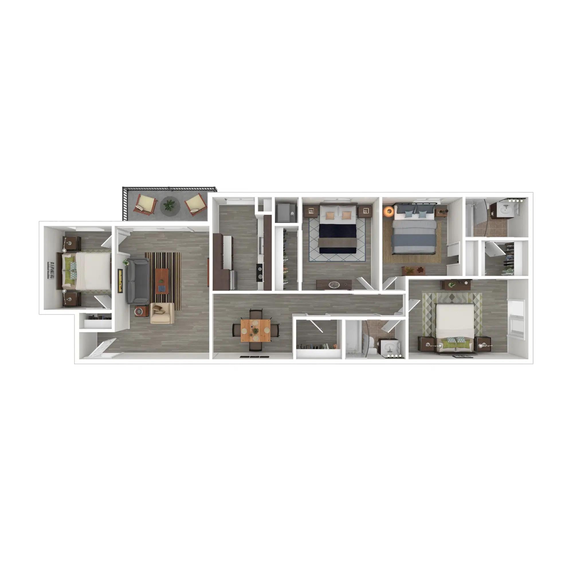 Terrace View, Blacksburg – Room in 4 Bedroom 2 Bathroom | 4x2 Tier 2