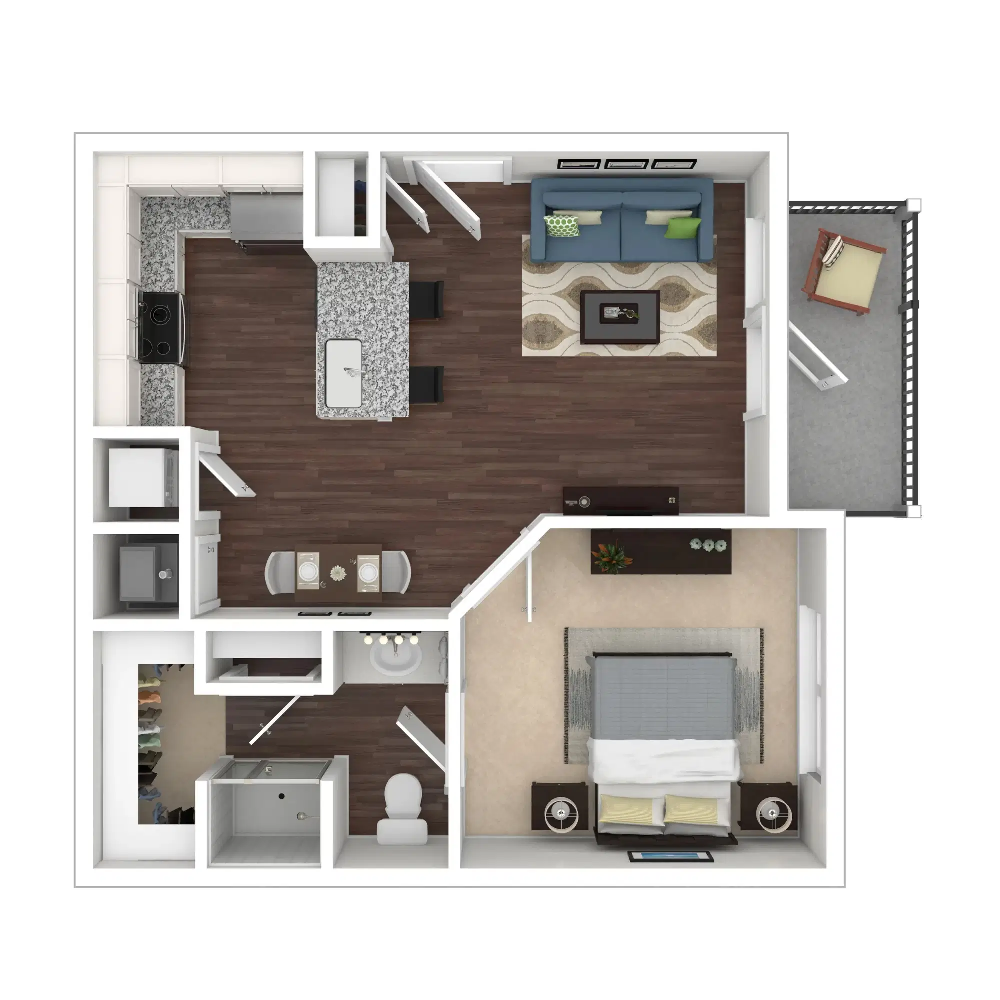 Baxter Park, Westerville – Dakota - 1 Bed 1 Bath