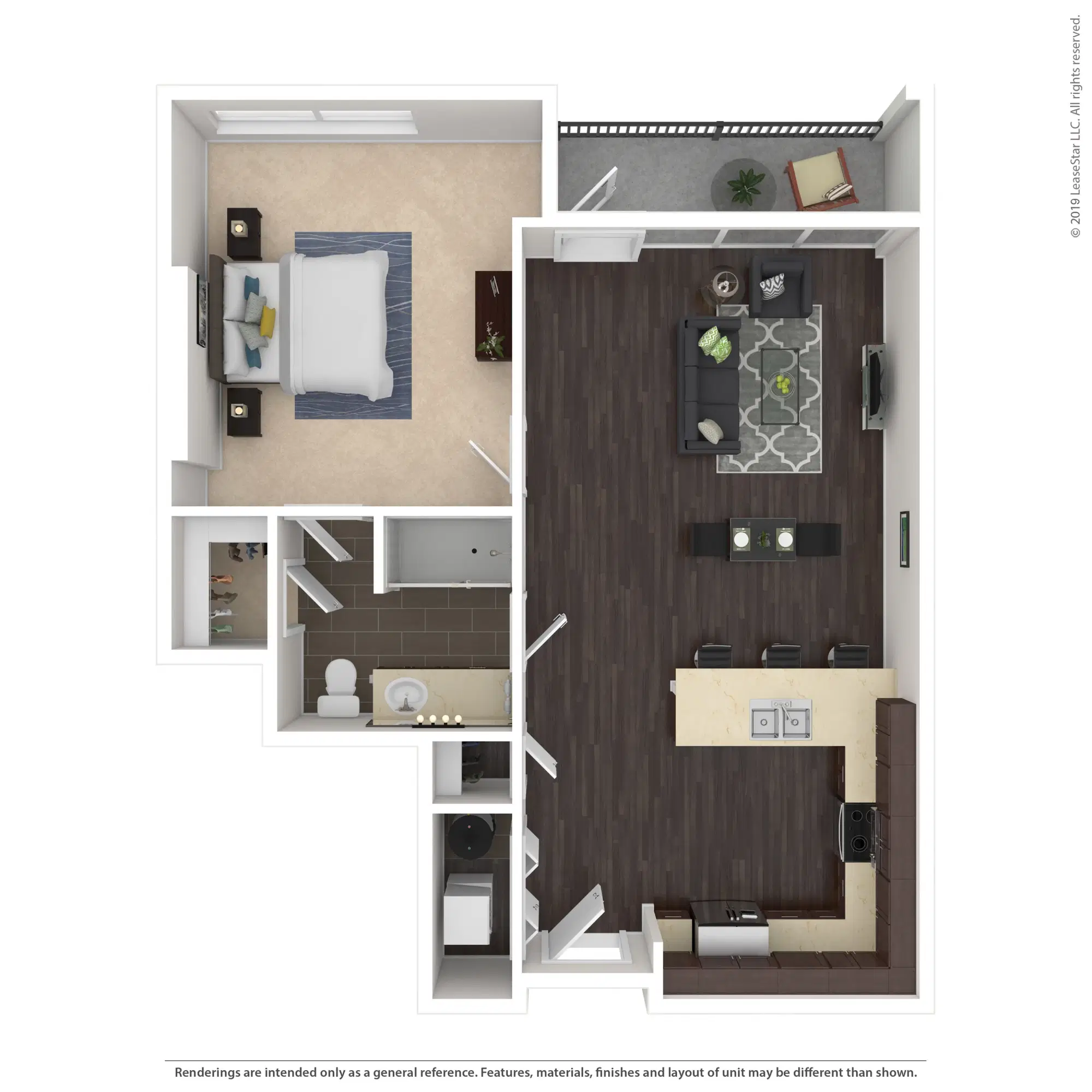 250 High, Columbus – Flat No.89 - 1 Bed 1 Bath