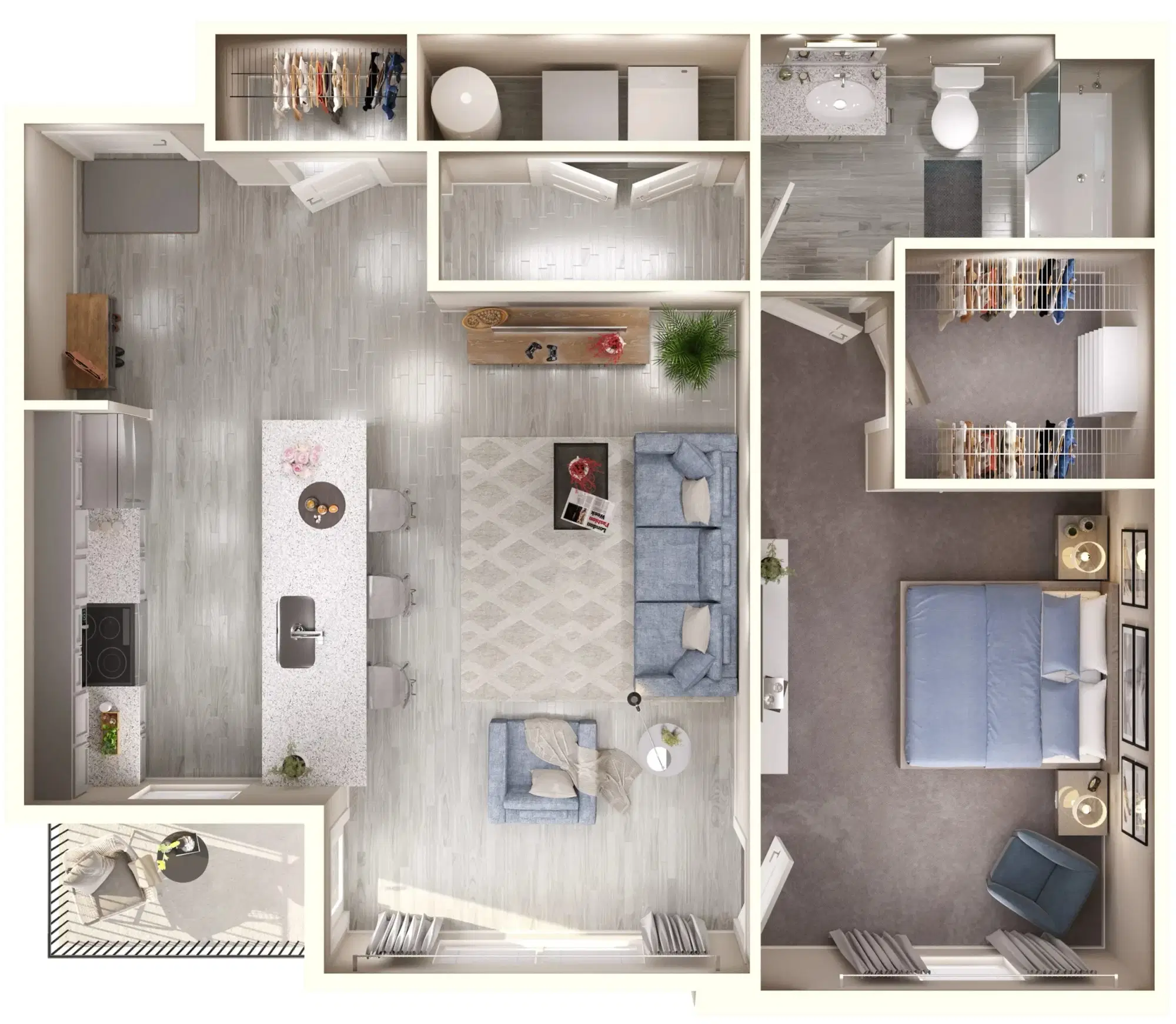 Gateway Lofts Centerville, Centerville – Ginkgo - 1 Bed 1 Bath