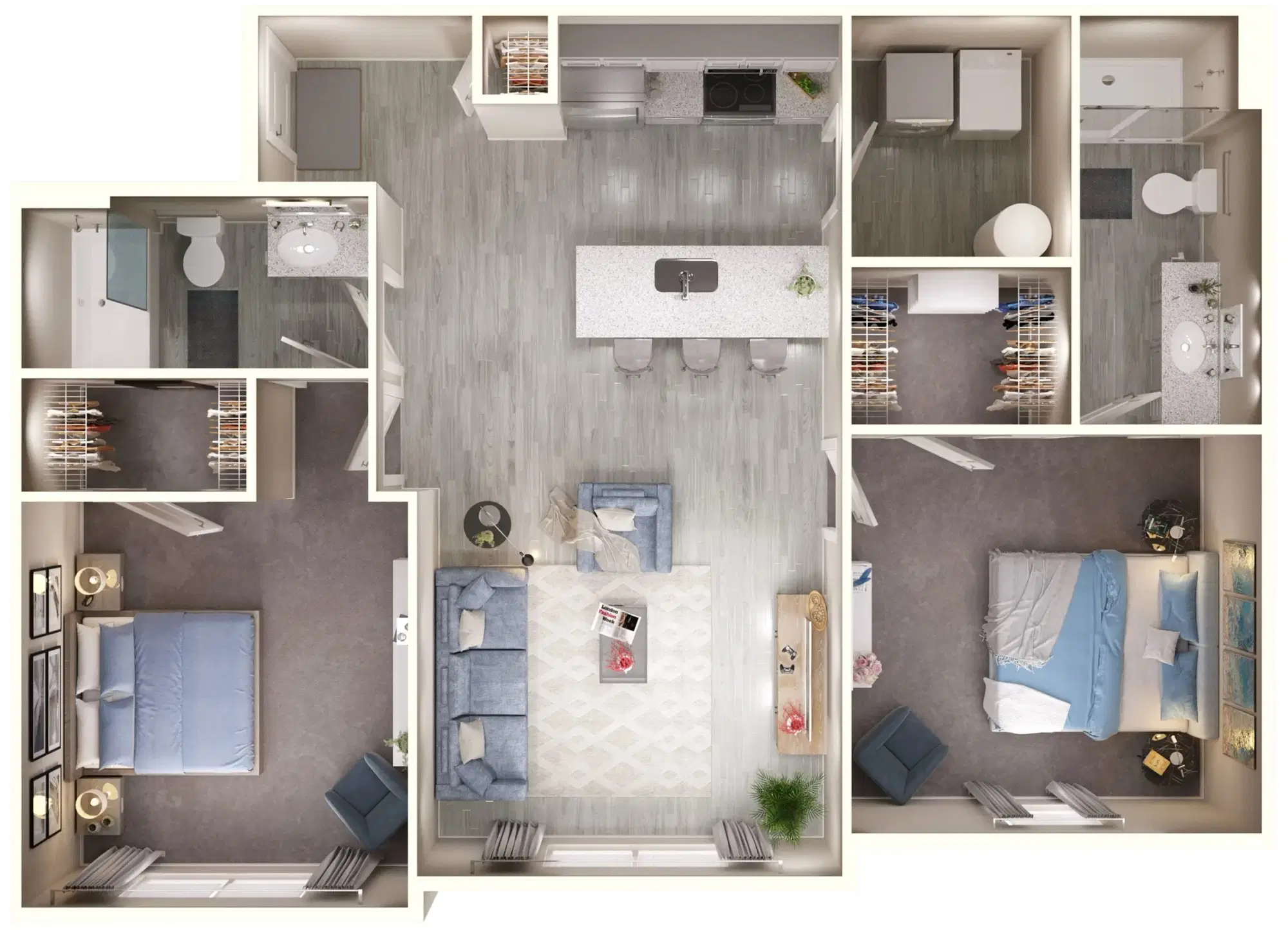 Gateway Lofts Centerville, Centerville – Hazel - 2 Bed 2 Bath