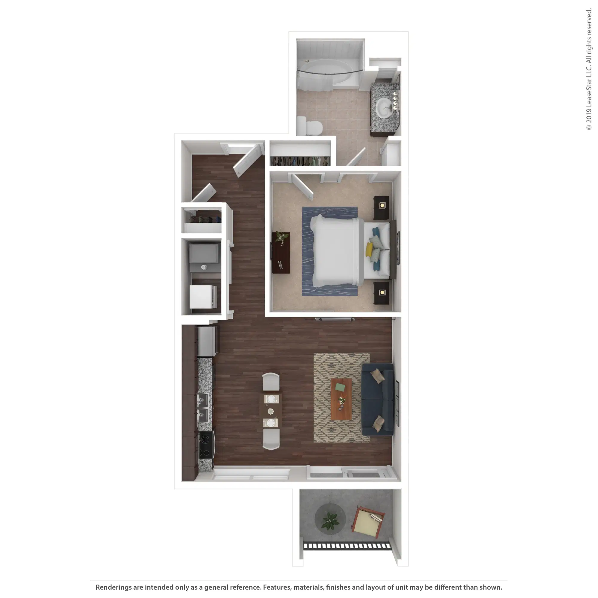 600 Goodale, Columbus – The Carnegie - Studio