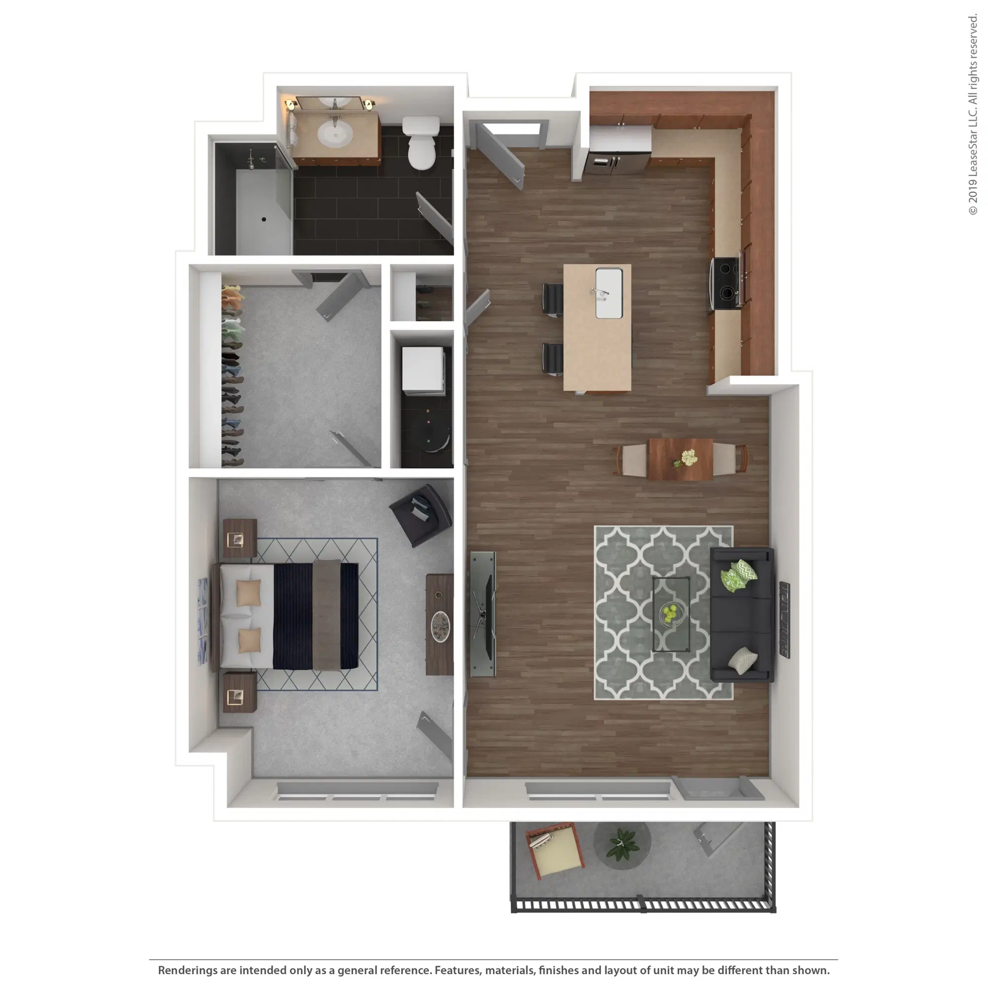 80 On The Commons, Columbus – Flat #106 - 1 Bed 1 Bath