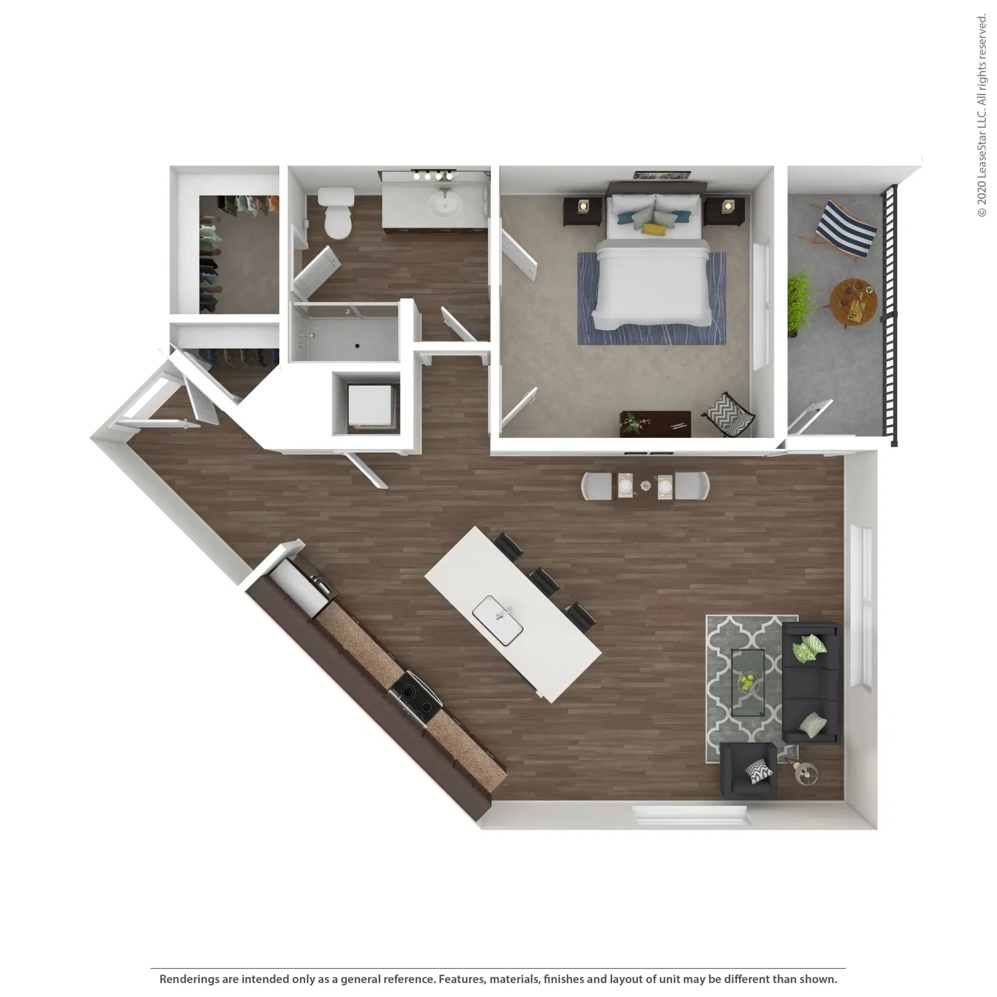 Harper House At The Highlands, Columbus – Hawthorne - 1 Bed 1 Bath