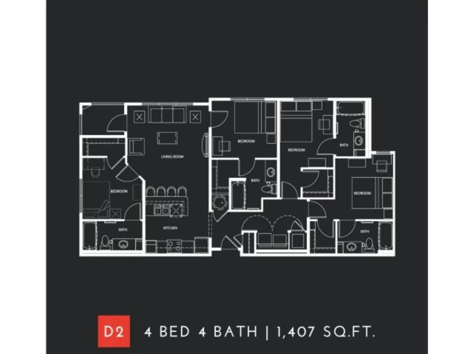 Todd, Columbia – Private Room (4 Bed 4 Bath)