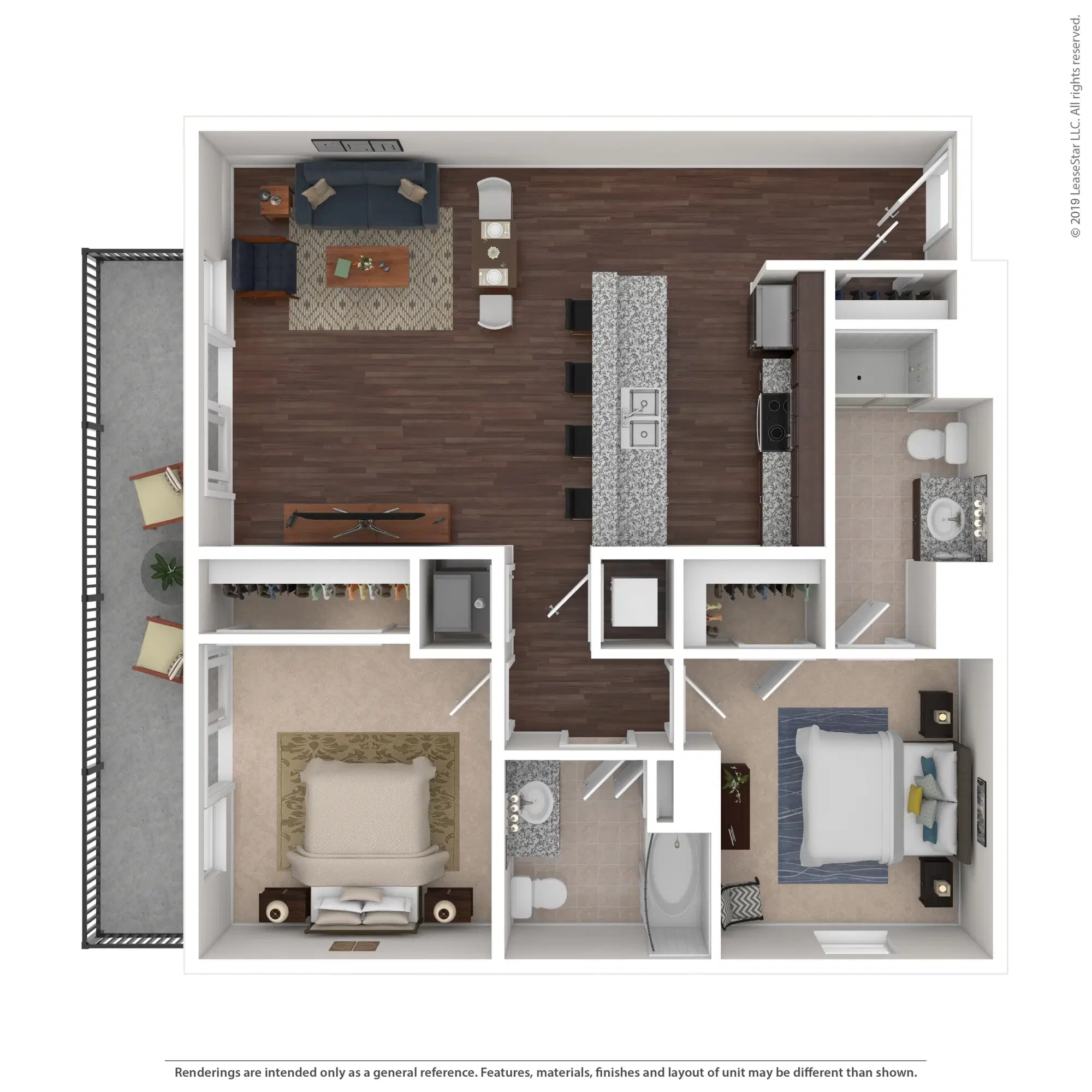 600 Goodale, Columbus – The Rand Penthouse - 2 Bed 2 Bath