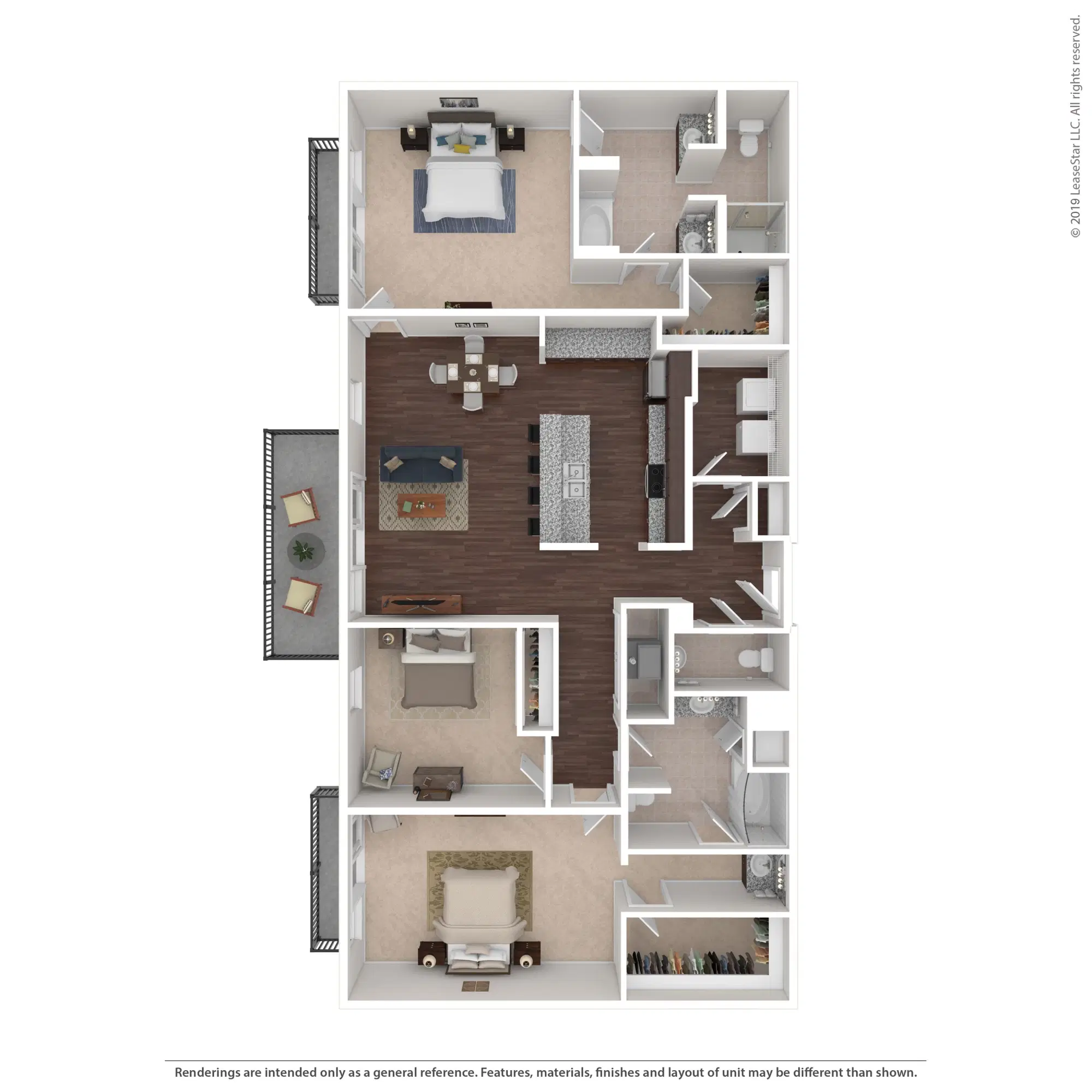 600 Goodale, Columbus – The Gladwell Penthouse - 3 Bed 2.5 Bath