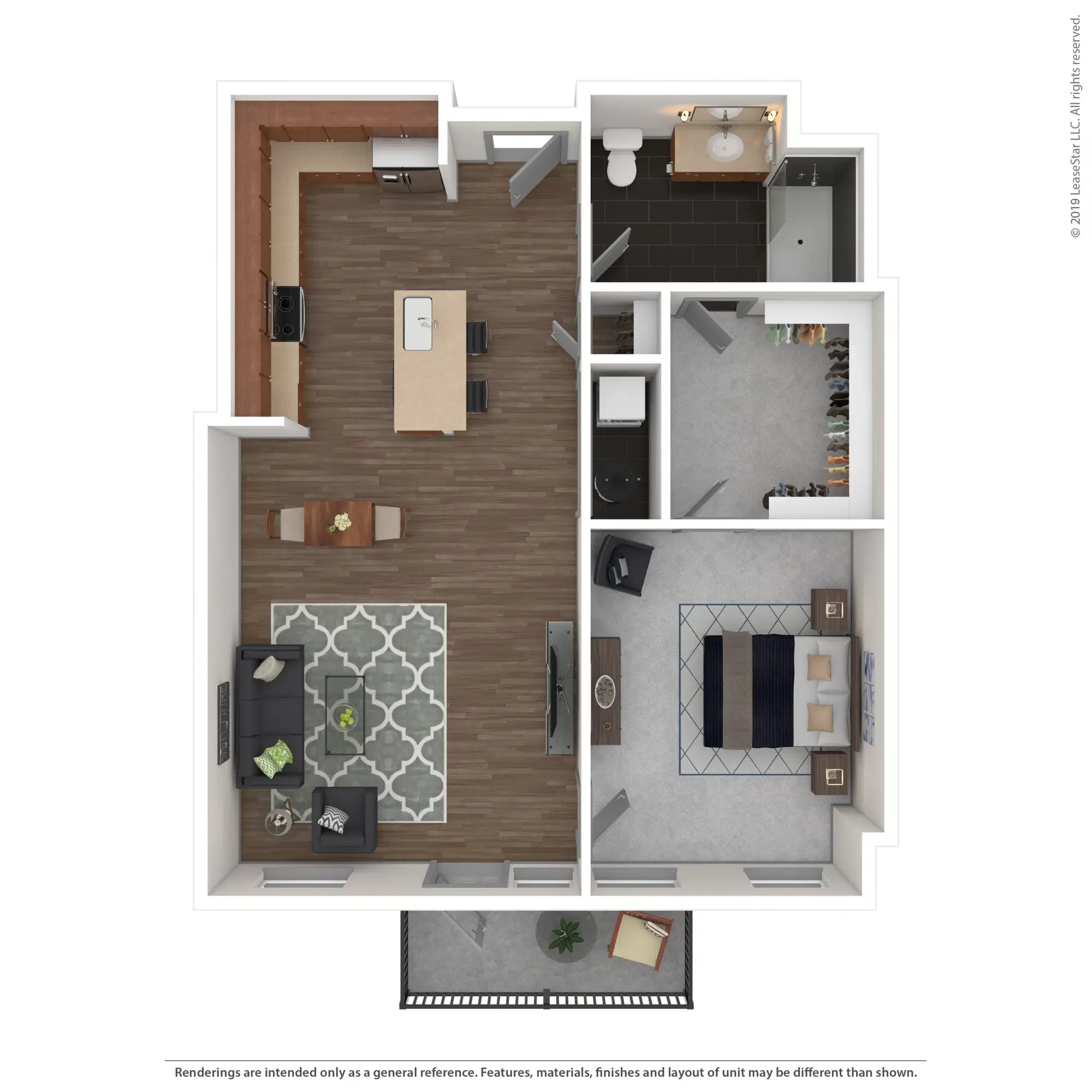 80 On The Commons, Columbus – Flat #104 - 1 Bed 1 Bath