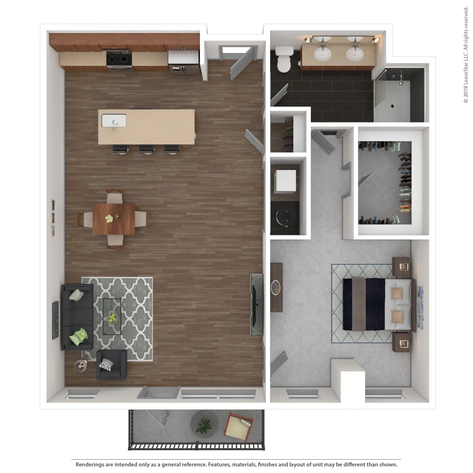 80 On The Commons, Columbus – Pent #101 - 1 Bed 1 Bath