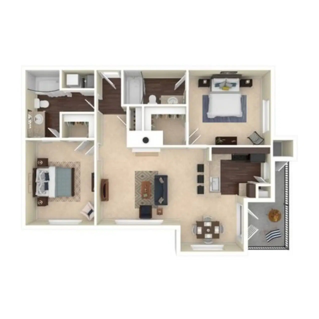 Bracken House North Shore, Pittsburgh – B2 - 2 Bed 2 Bath