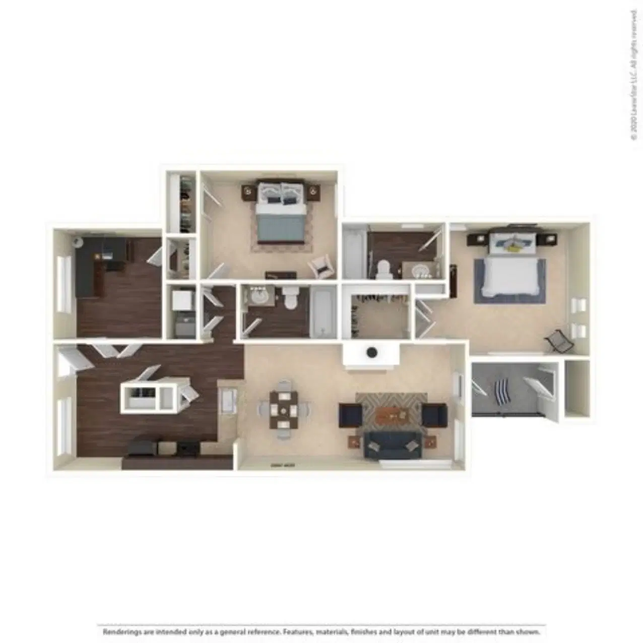 Bracken House North Shore, Pittsburgh – B4 - 2 Bed 2 Bath