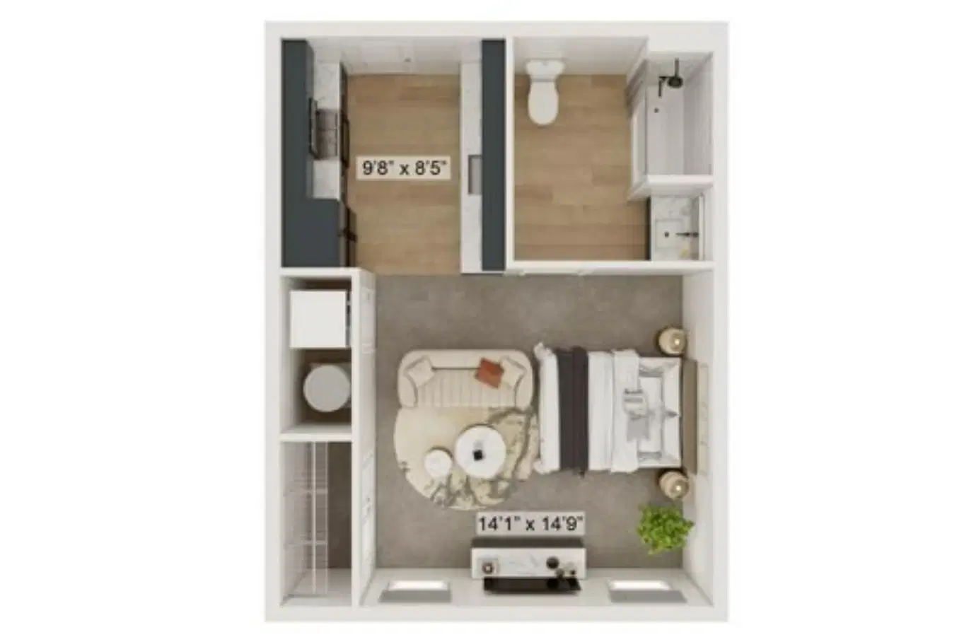 Gateway Lofts Lexington, Lexington – Young - Studio