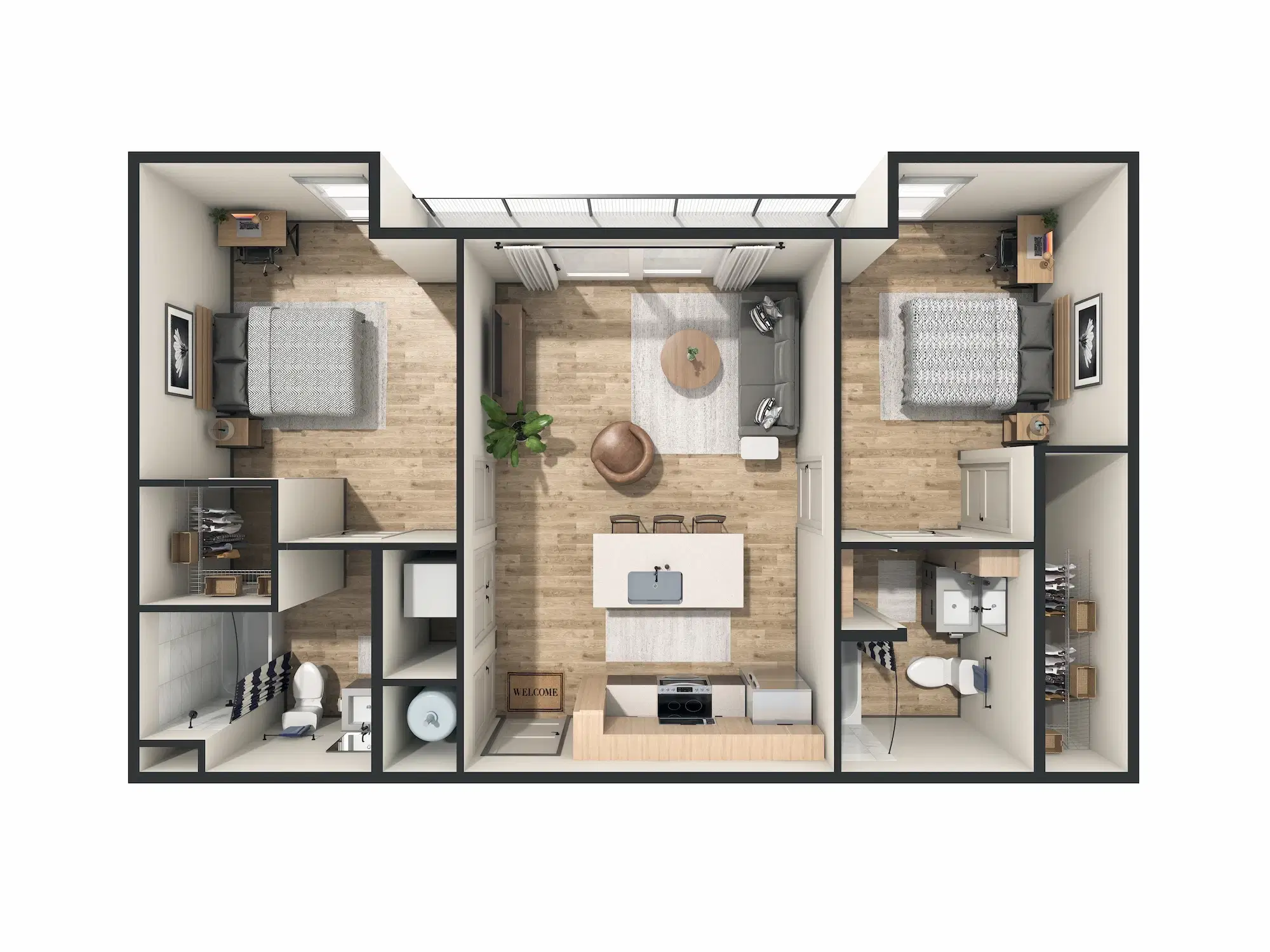 Replay Iowa City, Iowa City – Room in 2 bedroom 2 Bathroom | B10