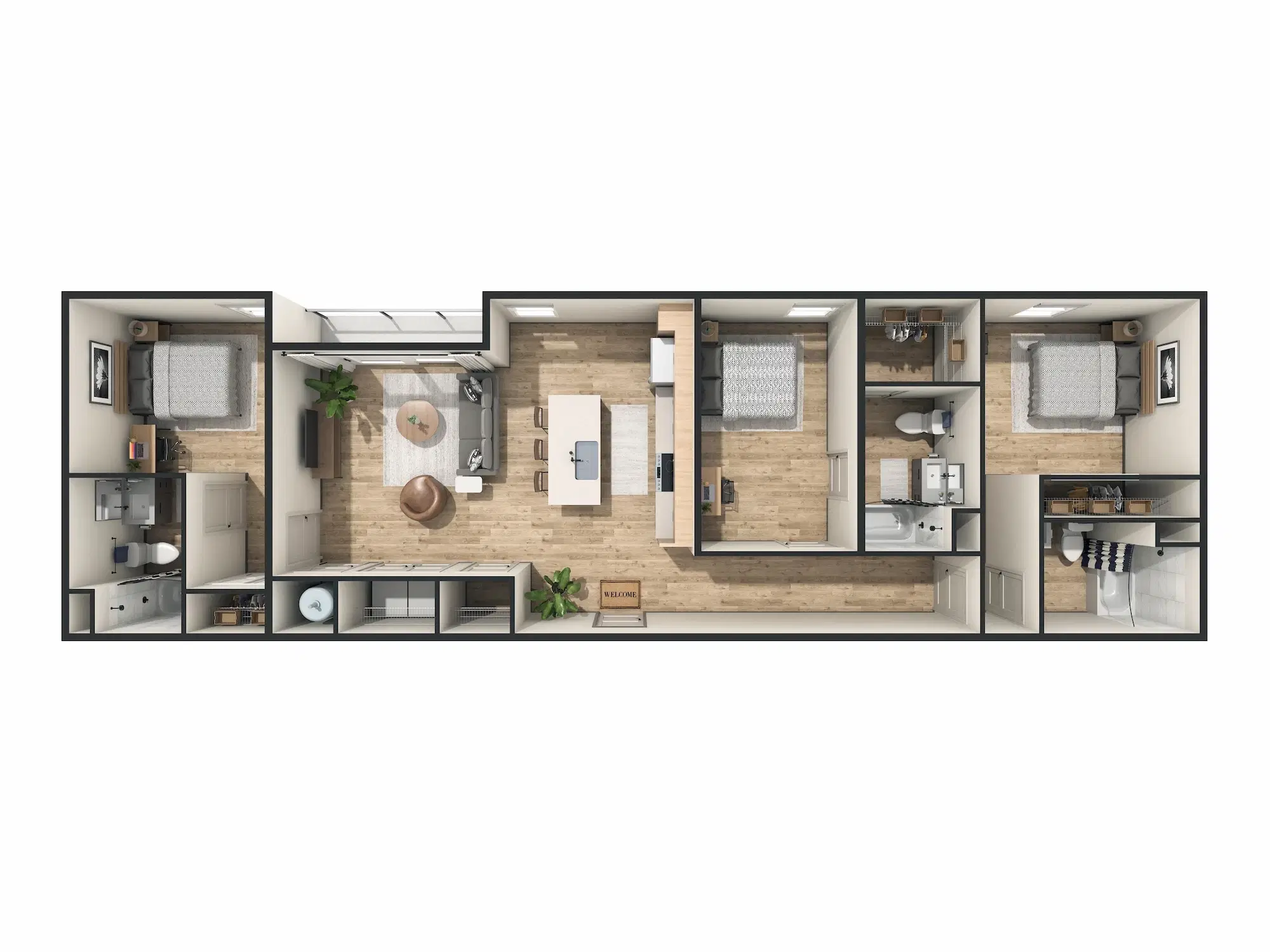 Replay Iowa City, Iowa City – Room in 3 bedroom 3 Bathroom | C3