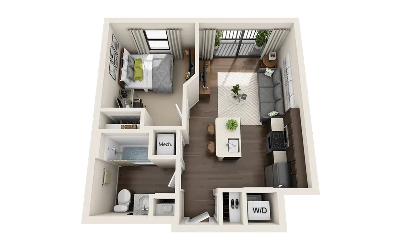 Axis West Campus, Austin – Private Room - Sophisticate SMART - A150 (1 Bed - 1 Bath)