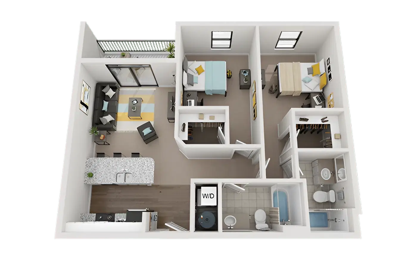 Greene Crossing, Columbia – Private Room - 2x2-1 Annex (2 Bed - 2 Bath)