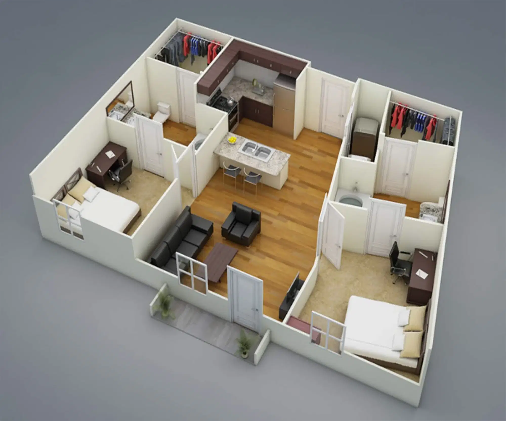 Mac 4460, Houston – Room in 2 Bedroom 2 Bathroom | B2A