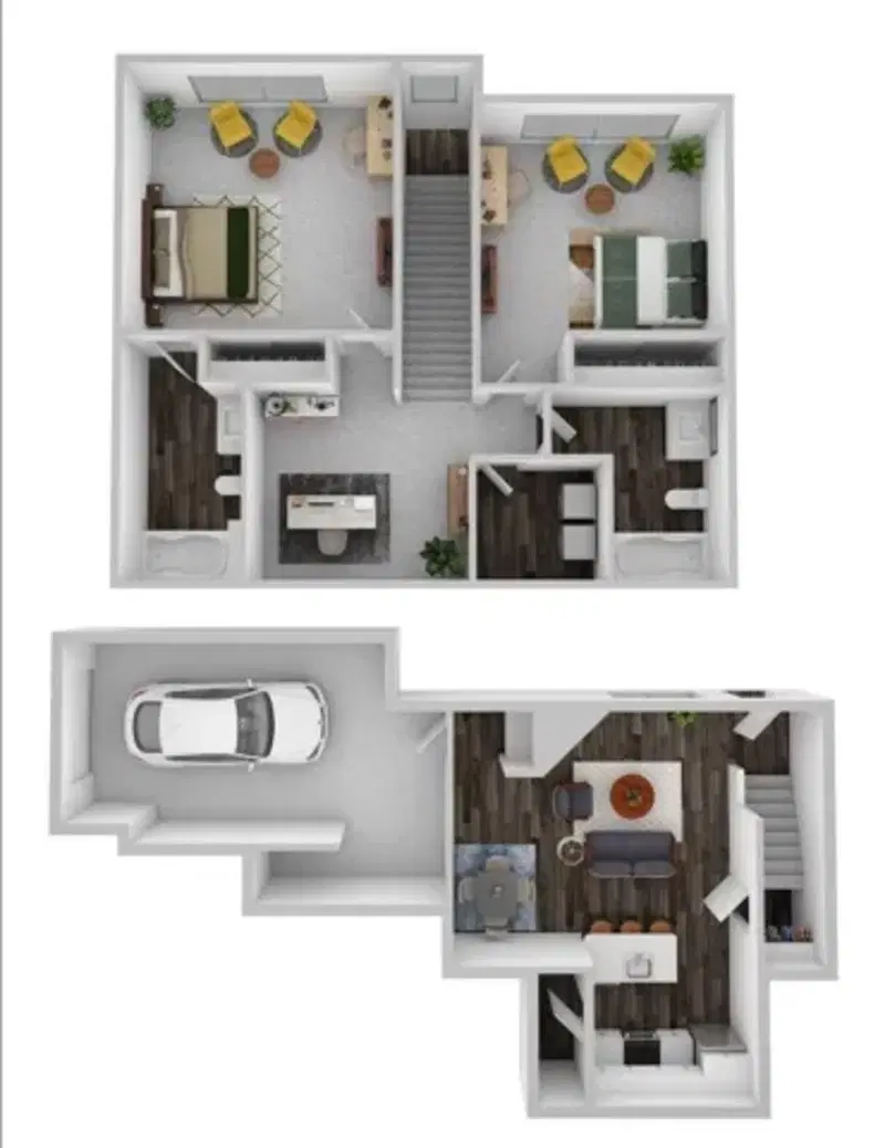 Burrough’s Mill, Cherry Hill – Renovated Trenton with Den - 2 Bed 2 Bath