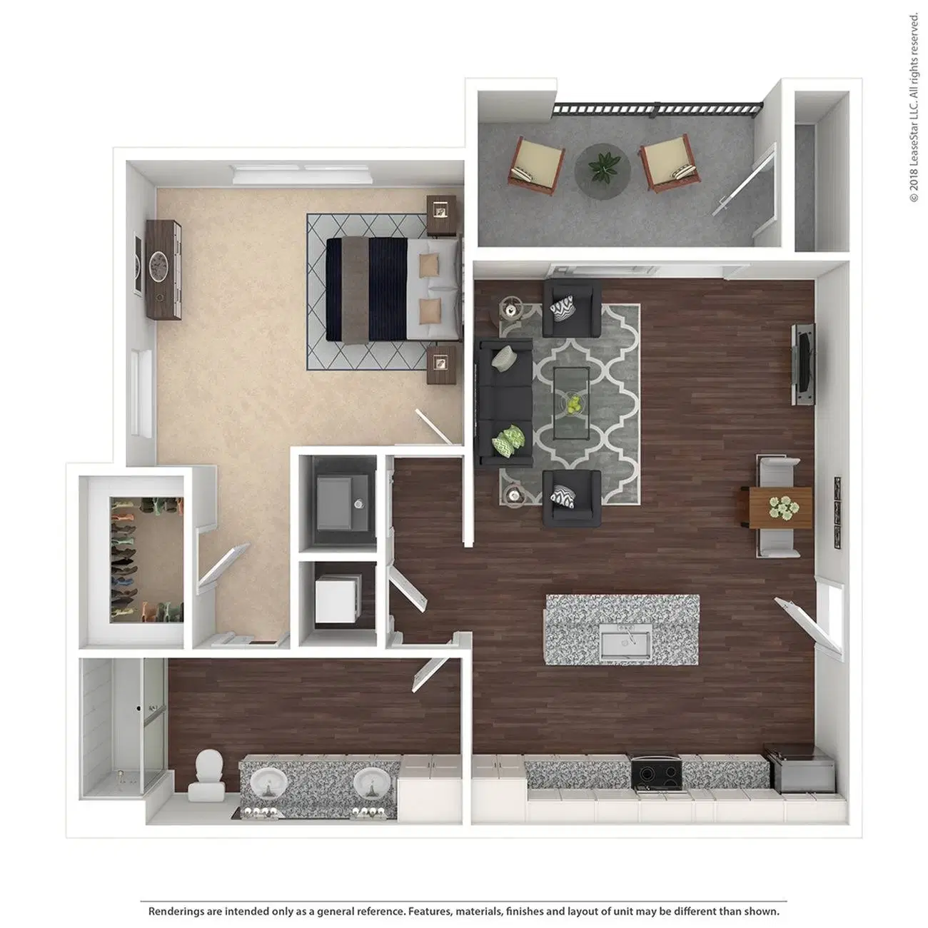 Spectra, Fort Myers – A2 - ADA - 1 Bed 1 Bath