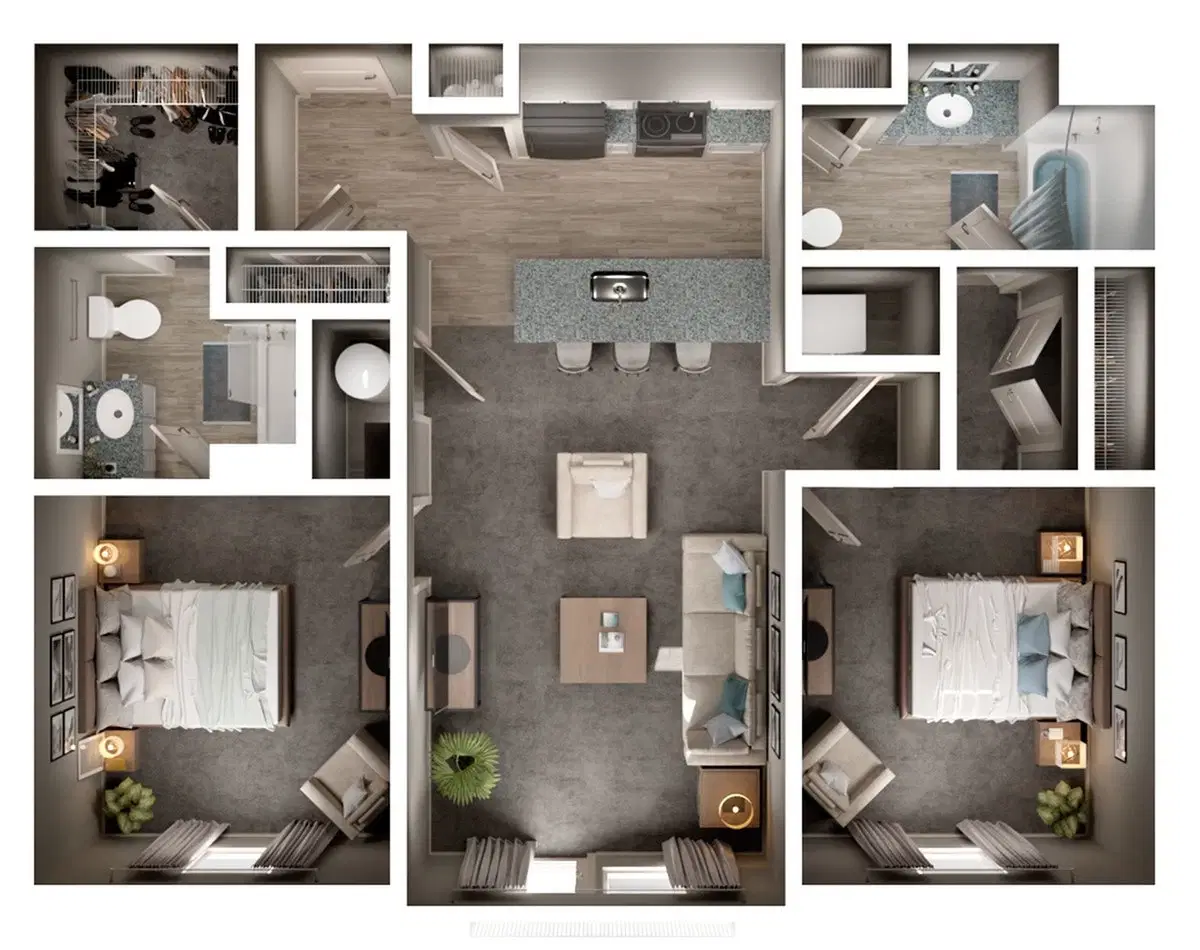 Lofts At Norton Crossing, Columbus – Yearling - 2 Bed 2 Bath