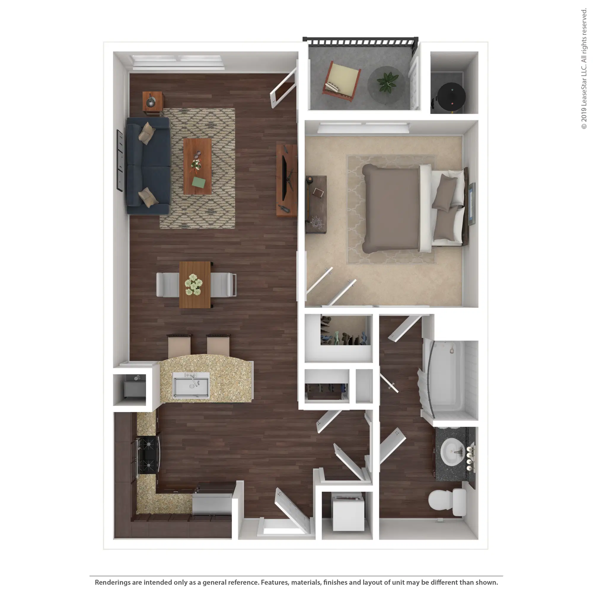 Lumina, Conshohocken – Rigel Luxury - 1 Bed 1 Bath