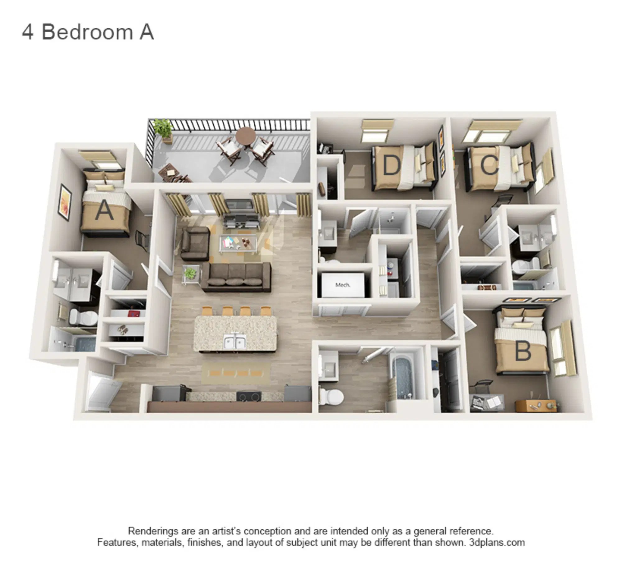 507 S. Second, Champaign – Room in 4 Bedroom 4 Bathroom | A