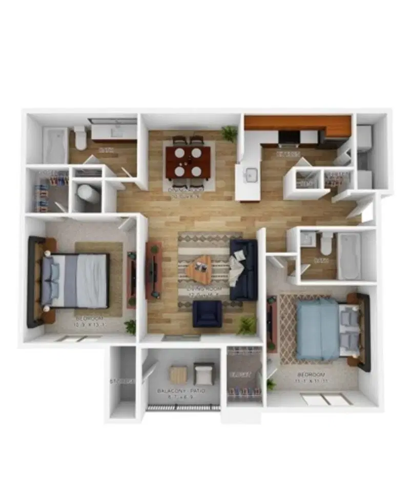 Polo Run, Yardley – The Furlong - 2 Bed 2 Bath