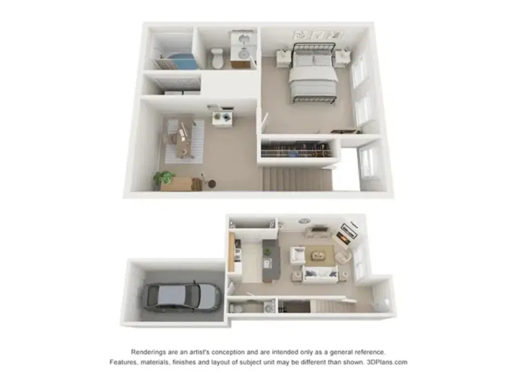 Burrough’s Mill, Cherry Hill – Plymouth with Den - 1 Bed 1.5 Bath