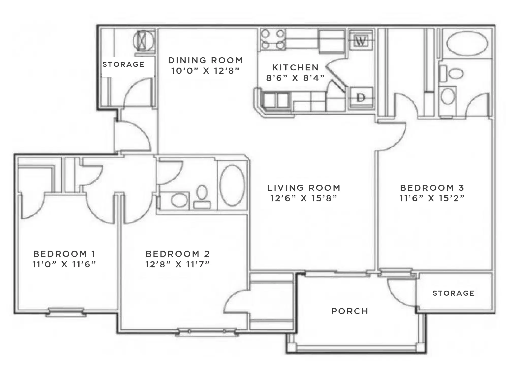 The Park At Salisbury, Midlothian – Newbury Renovated - 3 Bed 2 Bath