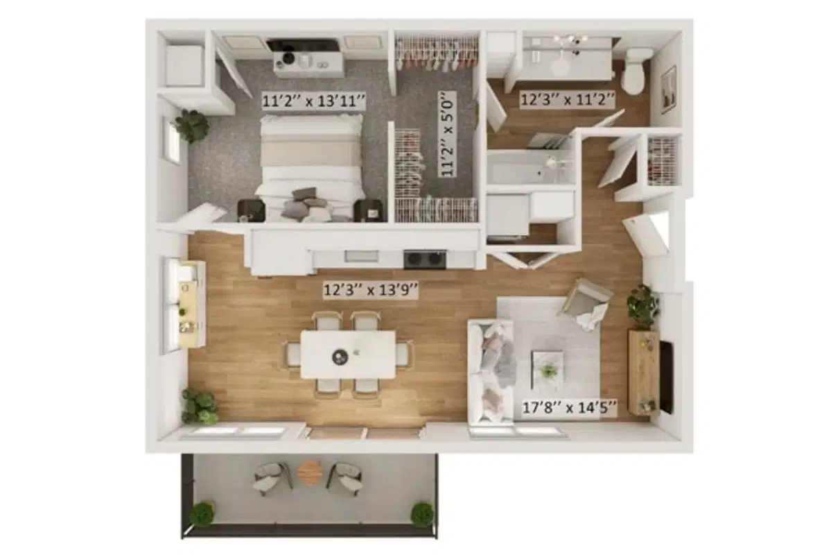 Minnetonka Station, Minnetonka – Parker F - 1 Bed 1 Bath