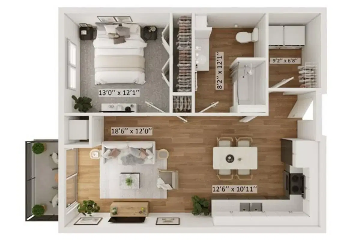 Minnetonka Station, Minnetonka – Parker J - Income Restricted - 1 Bed 1 Bath