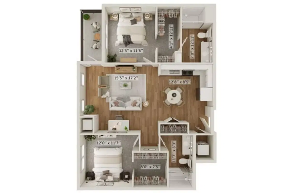 Minnetonka Station, Minnetonka – Harriet F - 2 Bed 2 Bath