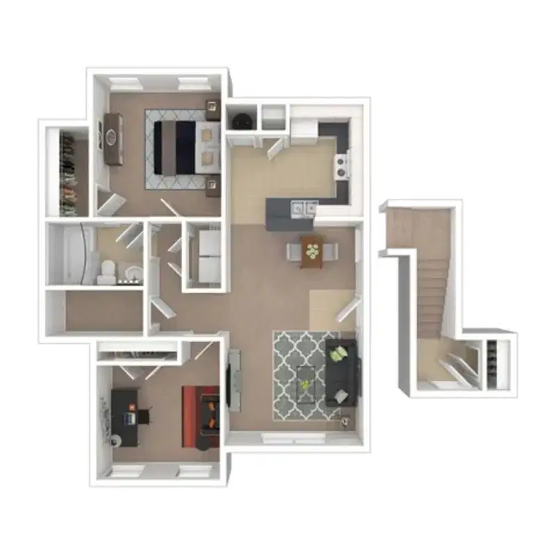 Sugar Run, New Albany – The Vinyard Carriage House - 1 Bed 1 Bath