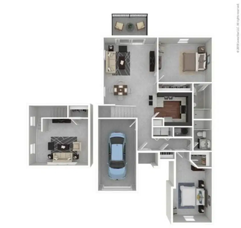 The Gramercy, New Albany – Barrymore - 2 Bed 2 Bath