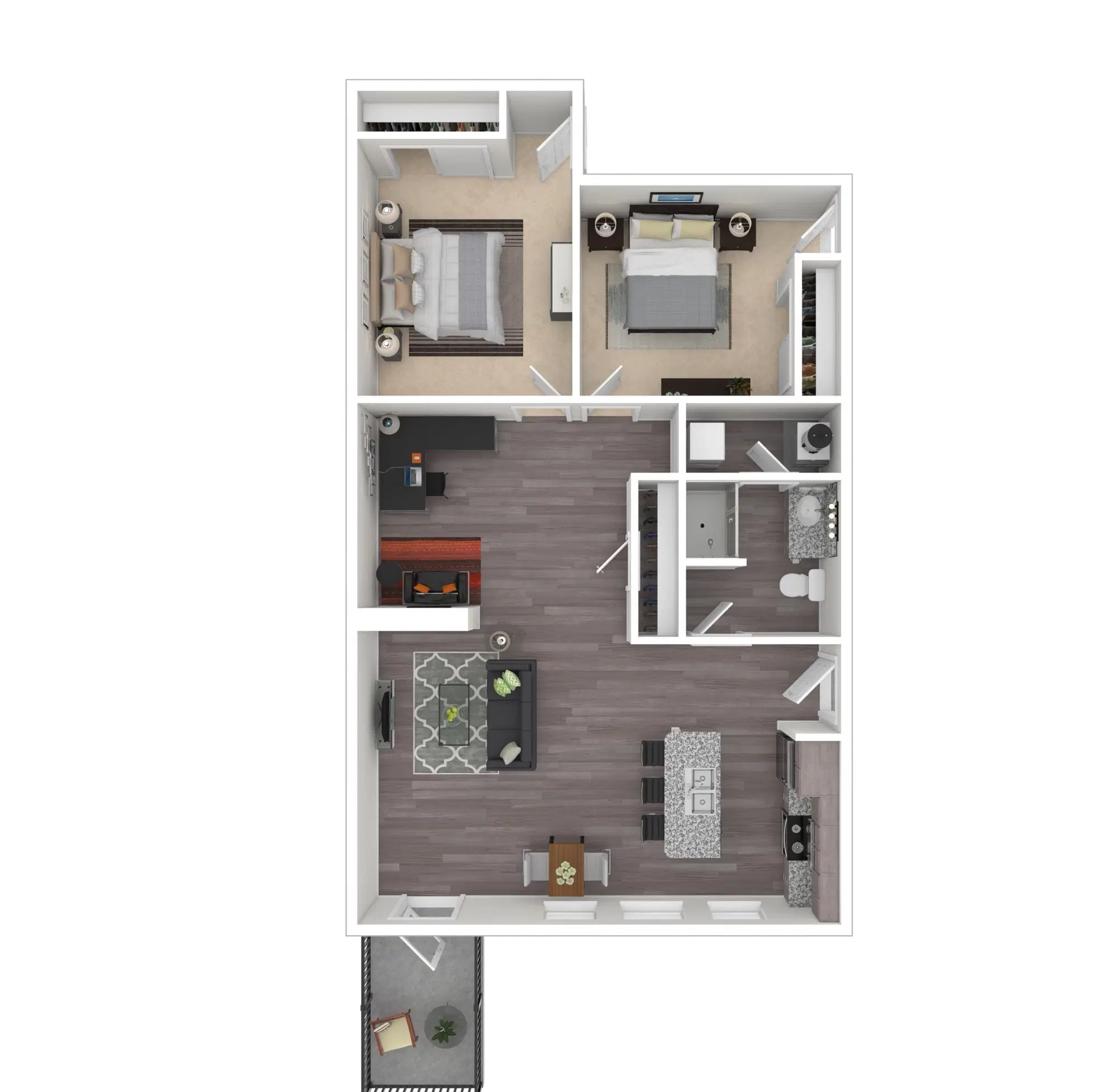 Normandy, Columbus – Milton 4 - 2 Bed - 1 Bath