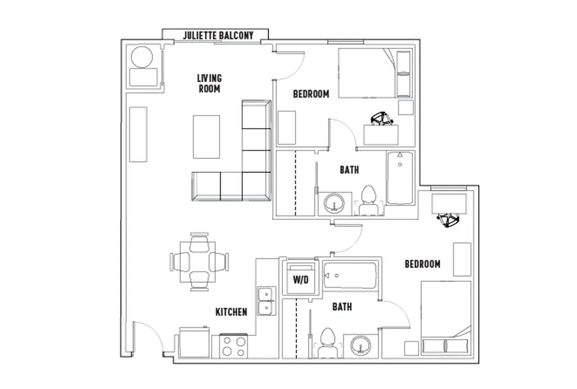 Parliament, Marietta – Room in 2 Bed - 2 Bath