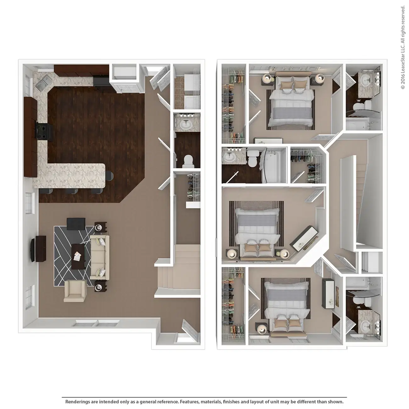 The Outpost, Fort Collins – Room in 3 Bedroom 3 Bathroom | 3x3 Furnished Premium