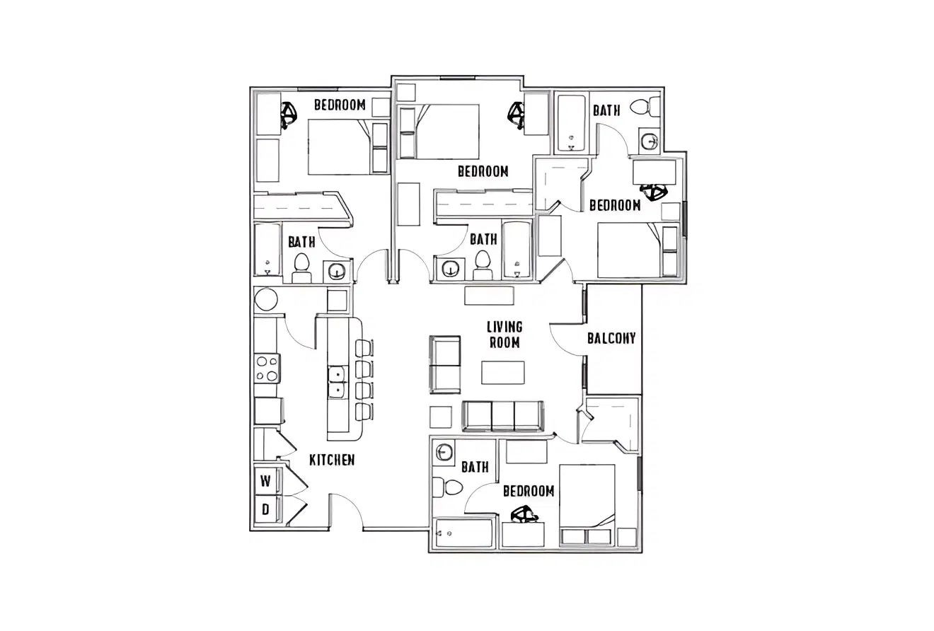 The Province, Rochester – Room in 4 Bed - 4 Bath A