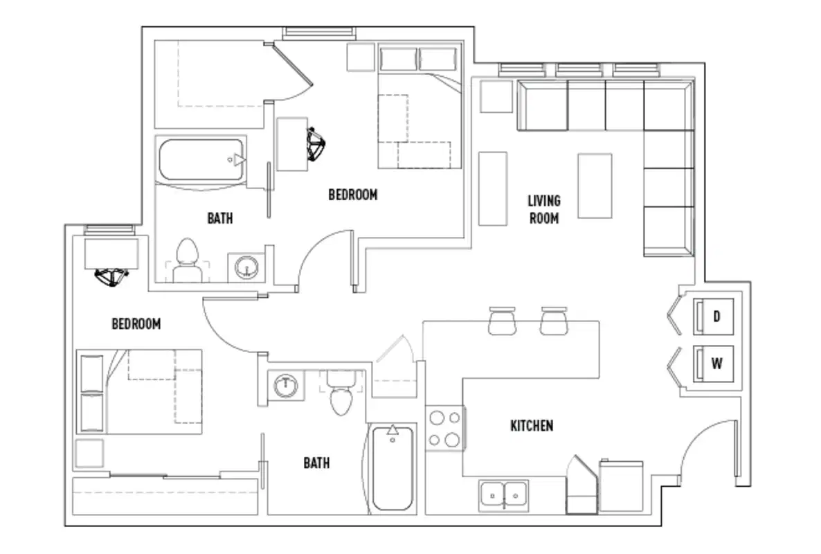 Skyview, Flagstaff – Room in 2 Bed - 2 Bath