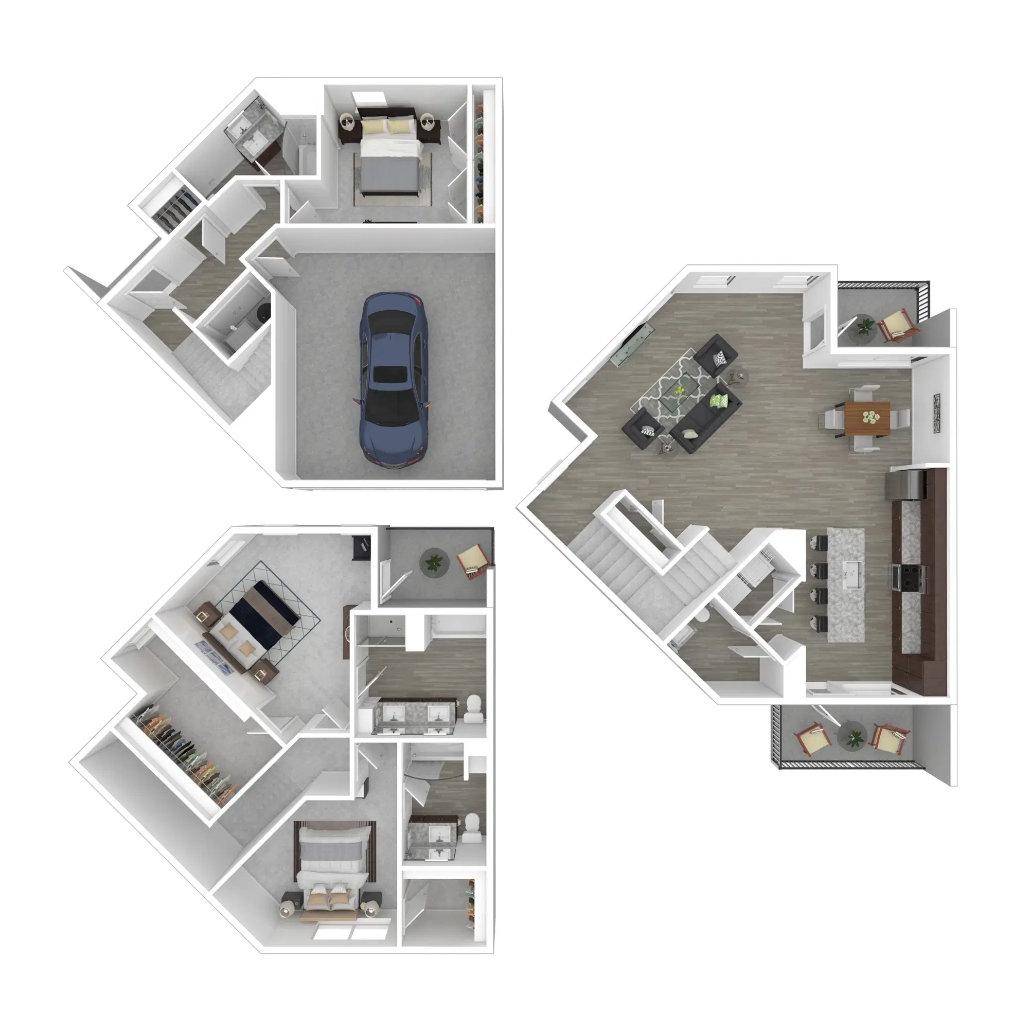 The Edison At Gordon Square, Cleveland – TH-4 - 3 Bed 3.5 Bath