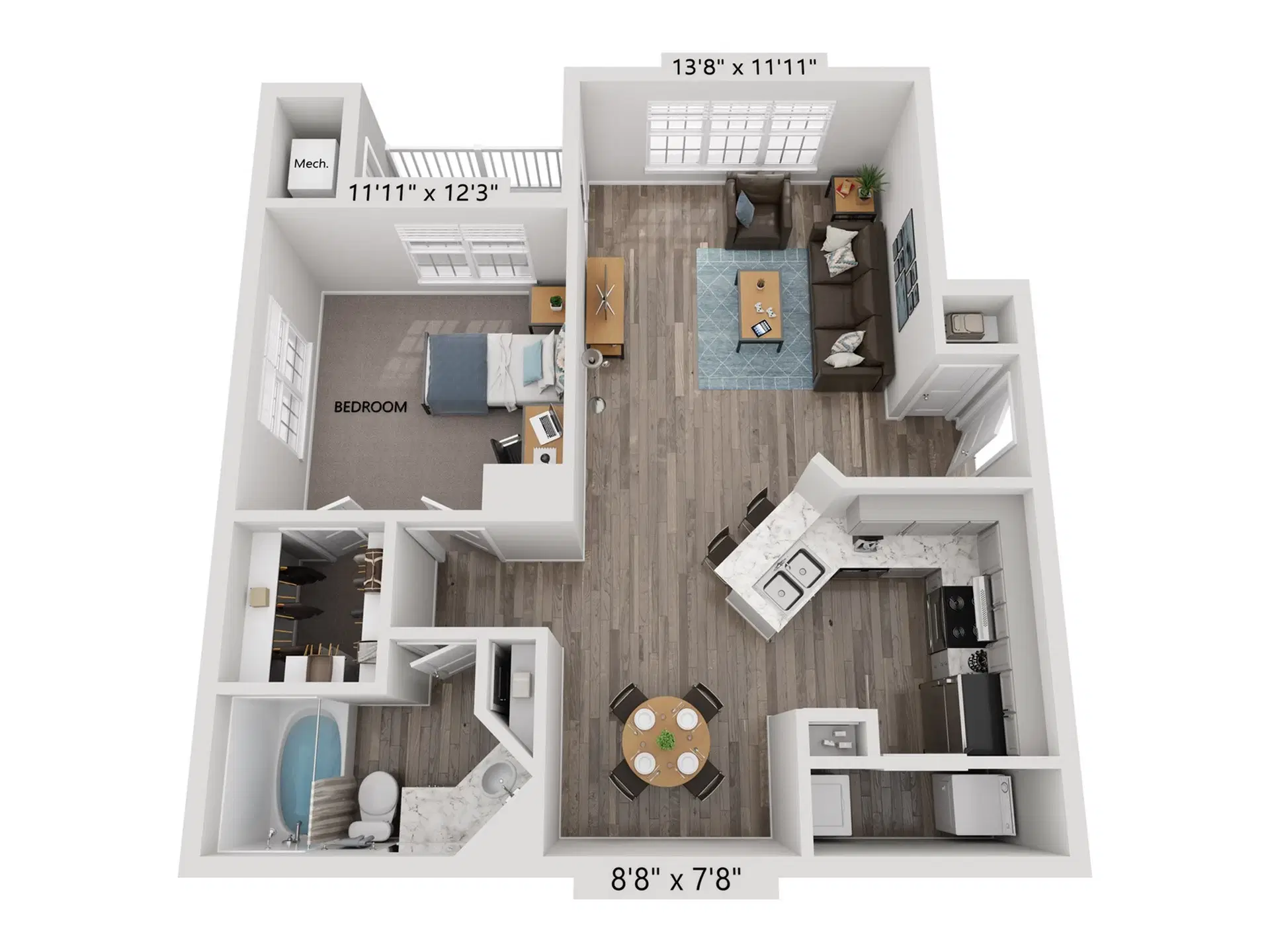 Shiloh Green, Kennesaw – 1 Bed 1 Bath