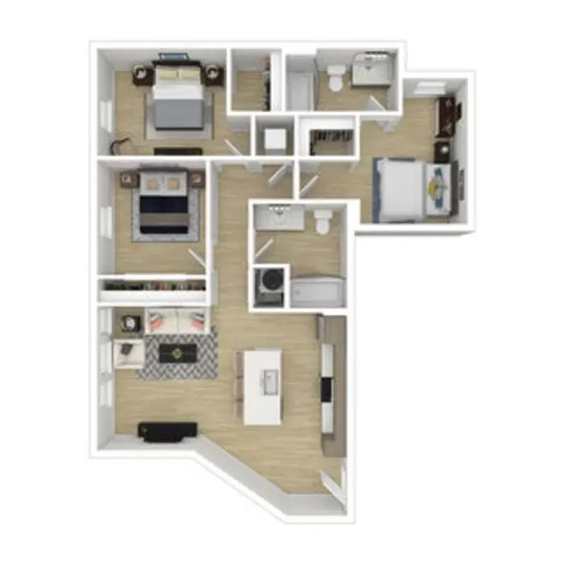 The Row on 3rd, Gainesville – 3 Bed 2 Bath