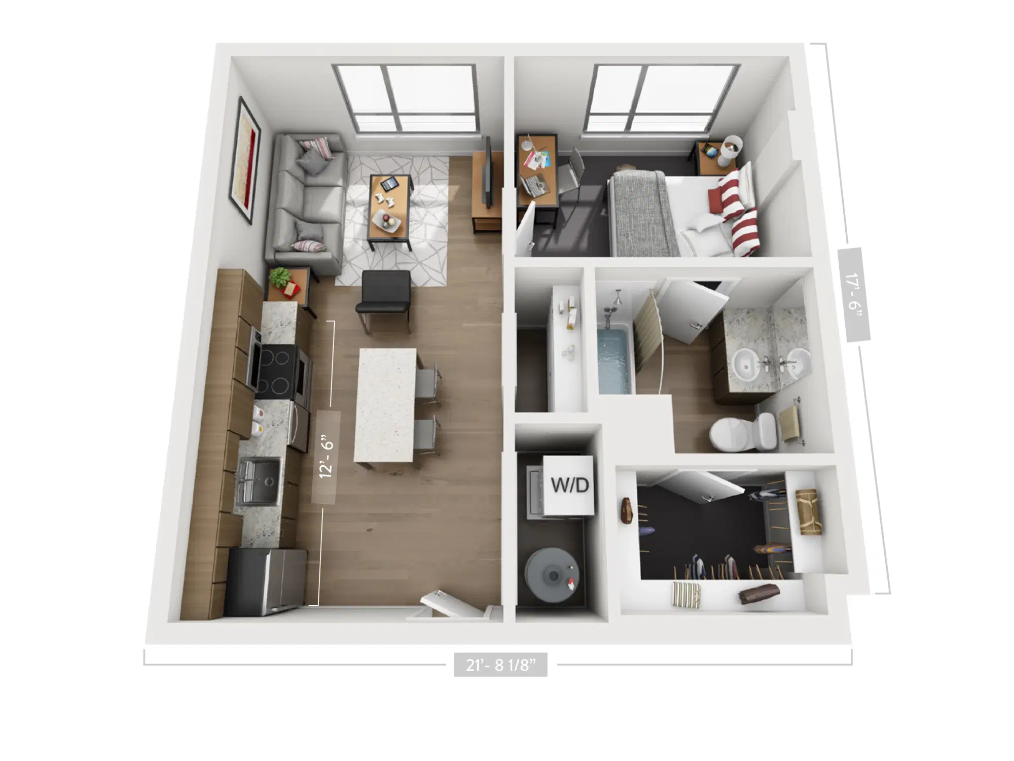 Everly On The Loop, St Louis – 1 Bedroom 1 Bathroom | A1 Penthouse